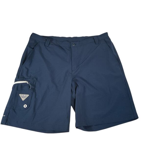 Columbia Mens PFG Blue Size 40 Light Weight Fishing Shorts Stain Repellent - Picture 4 of 13